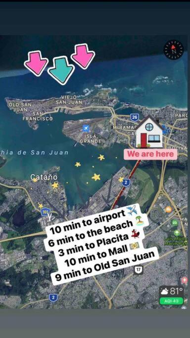 סן חואן 3 Bd By Airport El Yunque Walk To The Beach מראה חיצוני תמונה